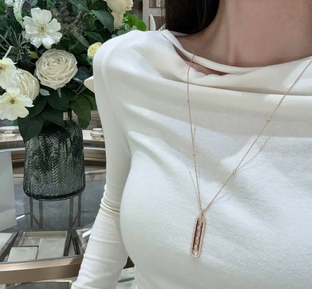 fashionable and versatile luxury long necklace xlxd009c50