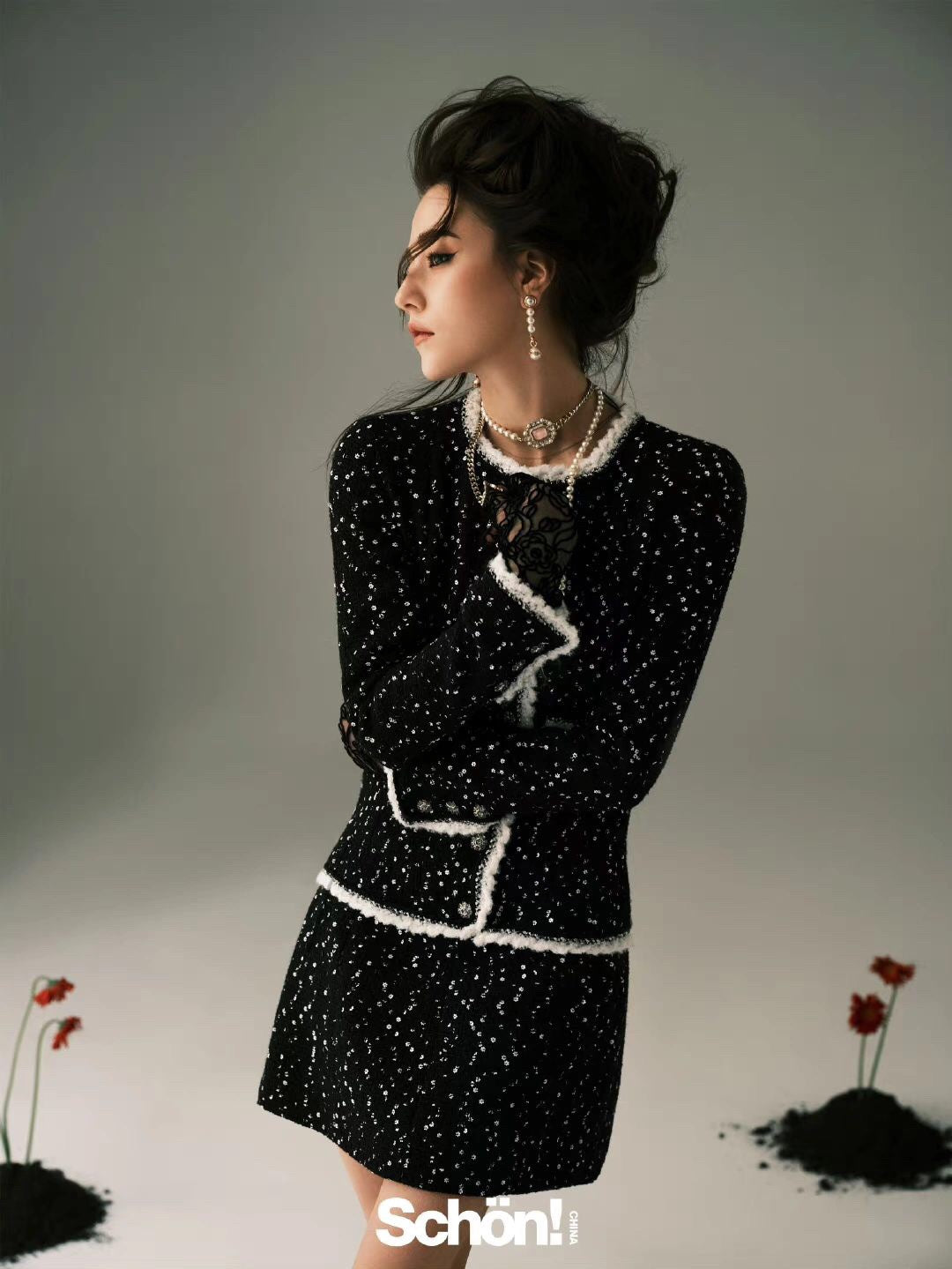 european and american personality celebrity 24k diamond pearl earrings eh13168a54