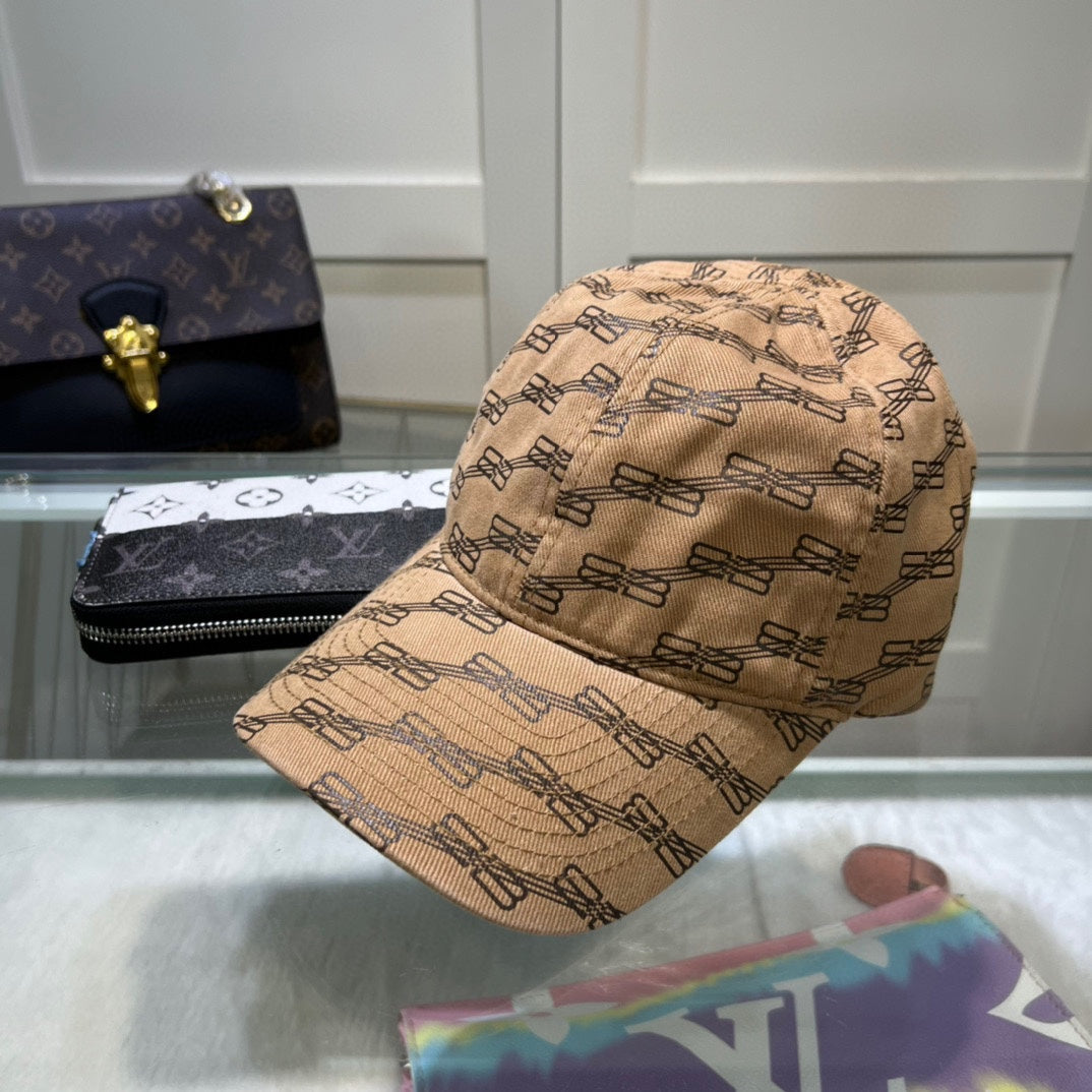 balenciaga summer simple versatile duck tongue hat high end brown baseball hat mza48