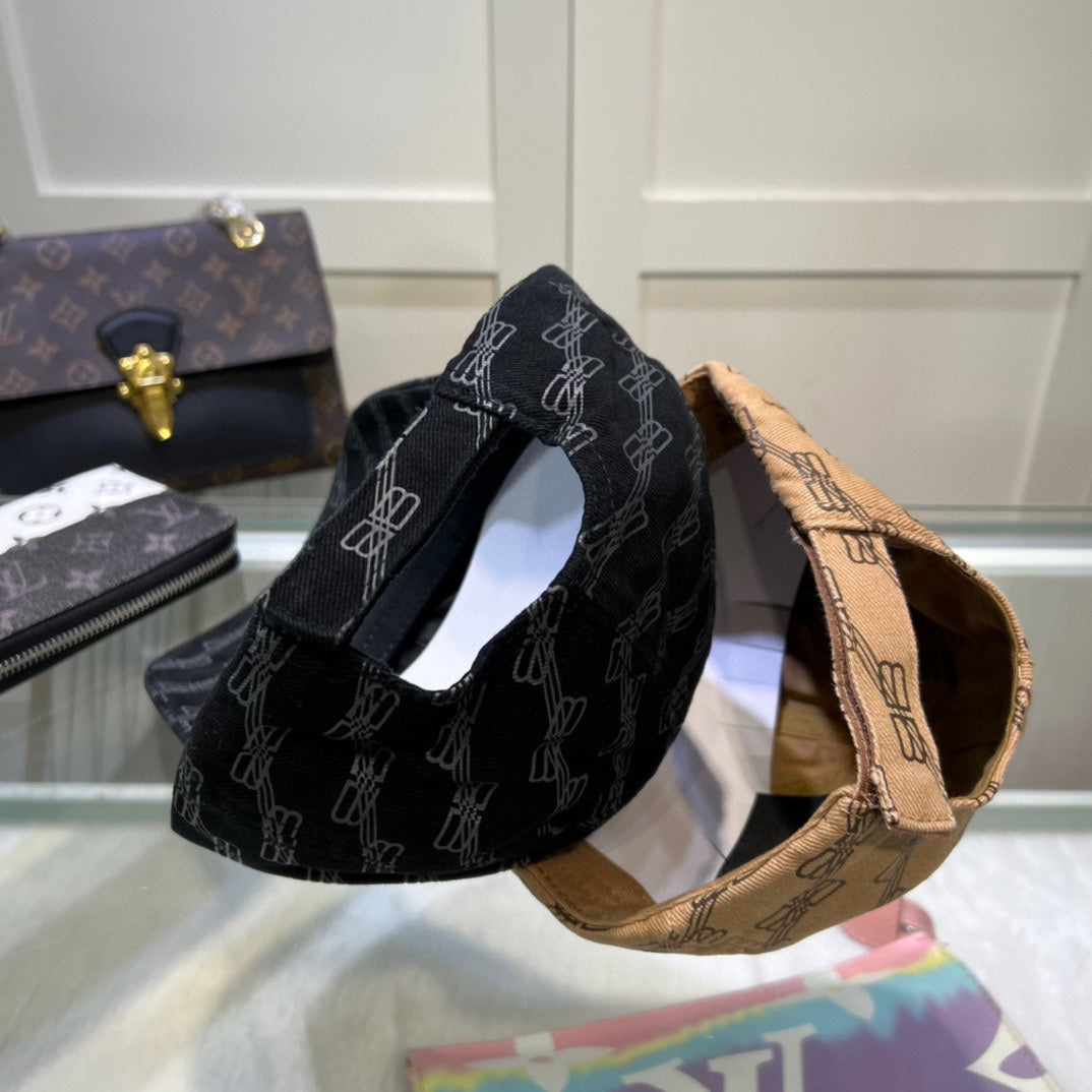 balenciaga summer simple versatile duck tongue hat high end brown baseball hat mza48