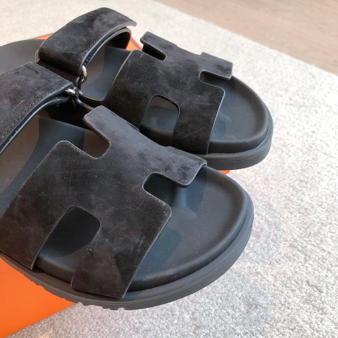 summer h family colored second uncle slippers new mens beach velcro sandals xzh22