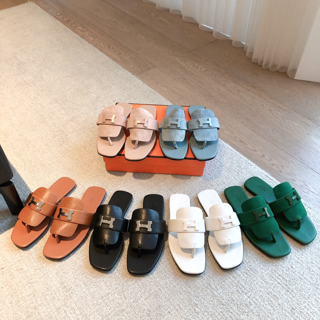 european and american mens new pinch toe herringbone slippers for outer wear flat bottom sandals xzh25