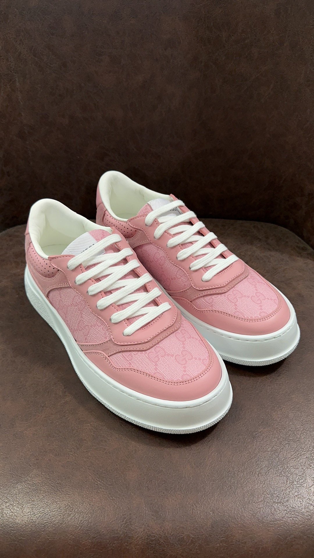 GC New Pink Breathable Couple Thick Sole Sports Shoes Casual Shoes XZH57