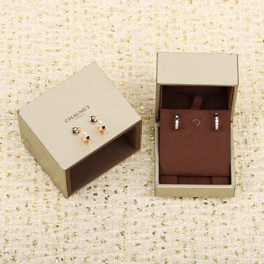 new fashion circle honeycomb rose gold pure silver ear ring eha118