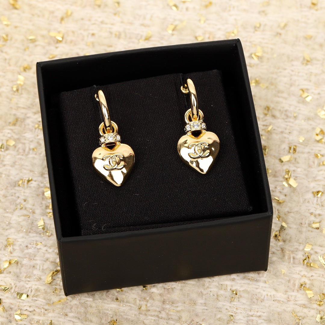 24 spring summer latest love double c retro advanced earring earrings earstuds eha78