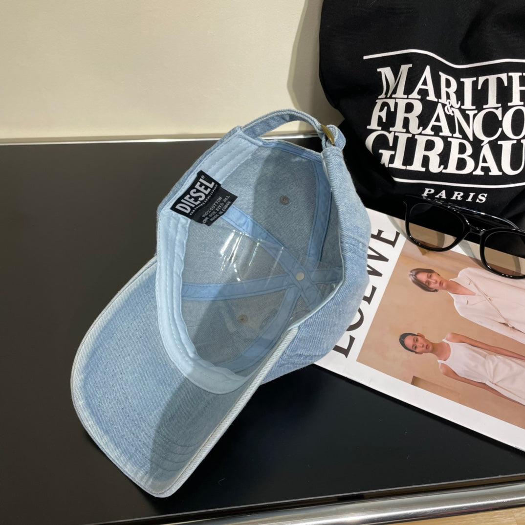 duck tongue hat hot selling water washed denim breathable baseball hat maz43