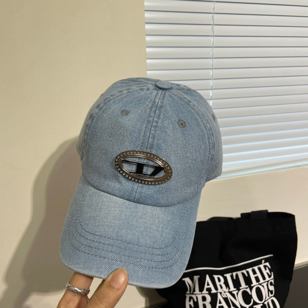 duck tongue hat hot selling water washed denim breathable baseball hat maz43