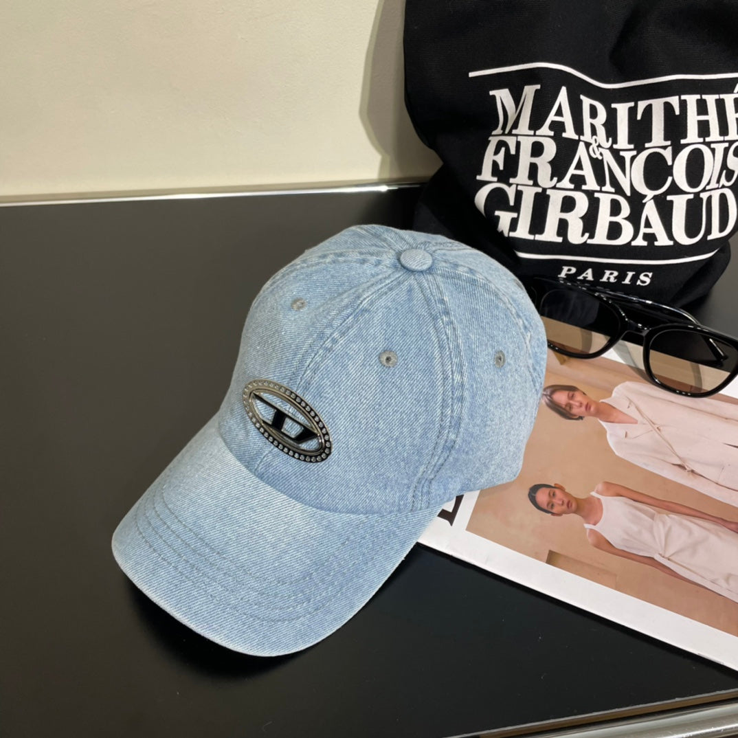 duck tongue hat hot selling water washed denim breathable baseball hat maz43