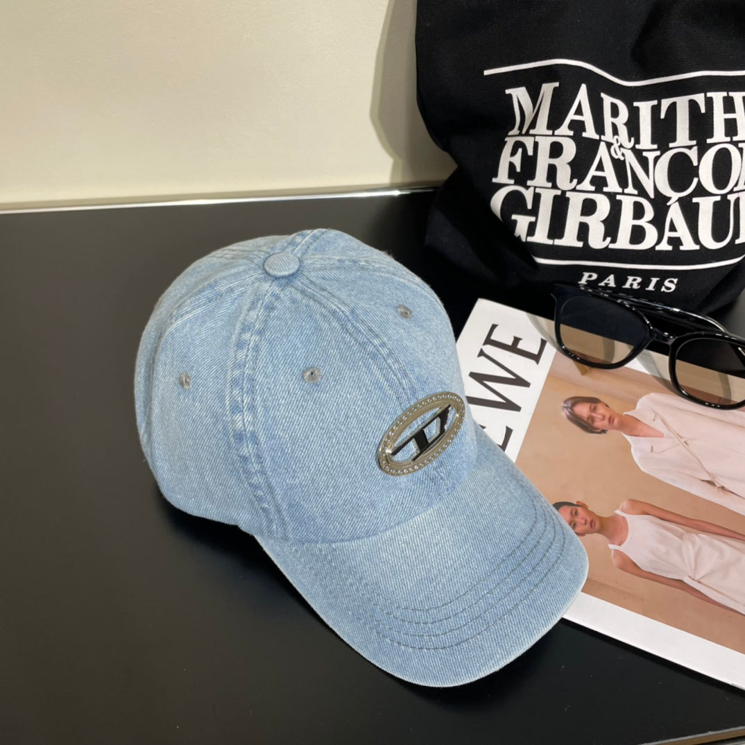 duck tongue hat hot selling water washed denim breathable baseball hat maz43