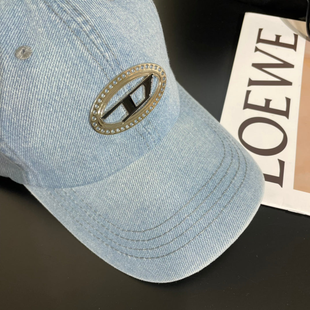 duck tongue hat hot selling water washed denim breathable baseball hat maz43