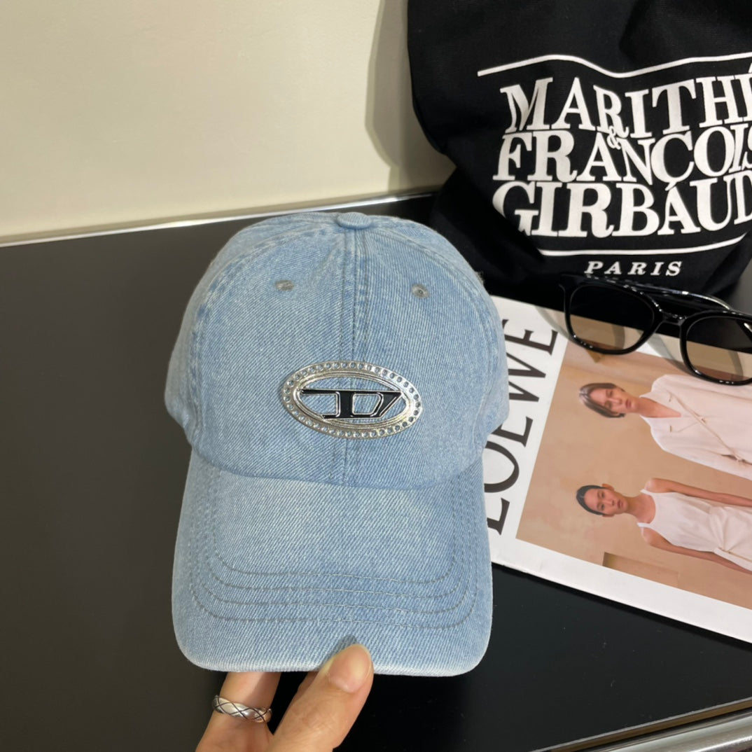 duck tongue hat hot selling water washed denim breathable baseball hat maz43
