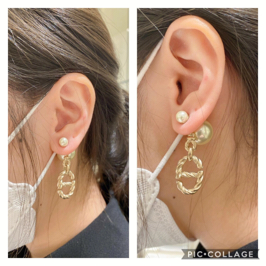 europe and america advanced fried dough twists versatile fashion leisure pearl earrings eha72