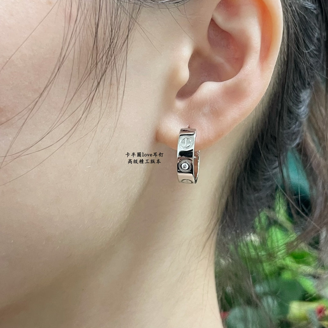 classic european and american half ring minimalist versatile style earrings eha77