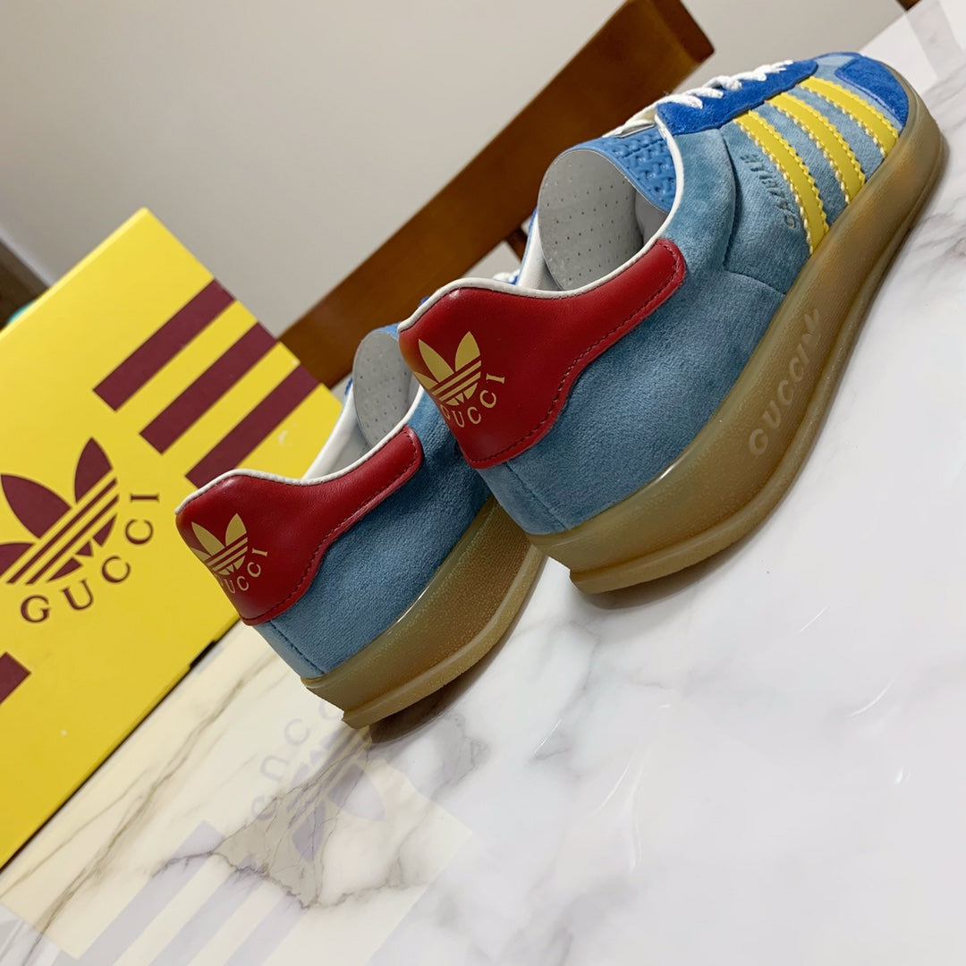 co mens branded color blocking three bar german training casual couple versatile blue sports shoes xzh69