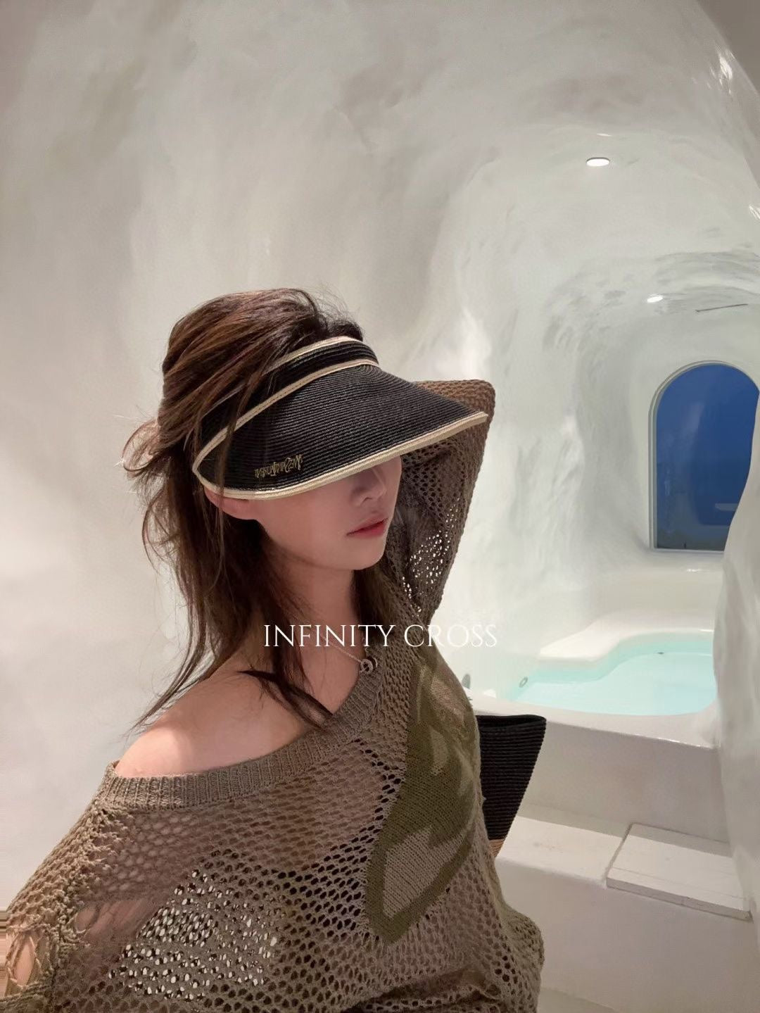 new versatile empty top hat with uv resistant khaki shade hat mza45