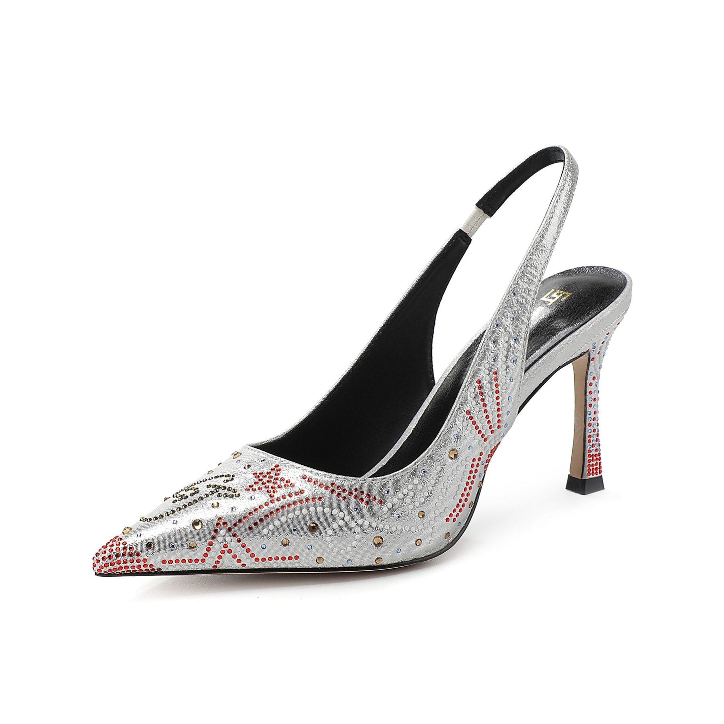 fashion diamond pointed high heel classic back air sandals versatile high heel xzh90