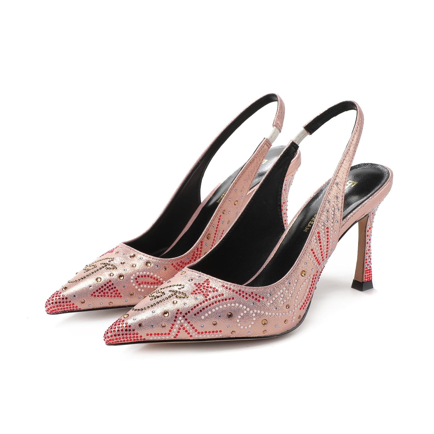 fashion diamond pointed high heel classic back air sandals versatile high heel xzh90