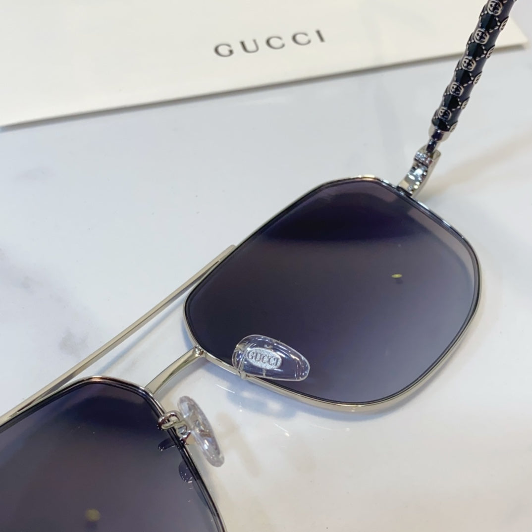 GUCCI domineering large frame sunglasses for men, handsome pilot sunglasses YJB31