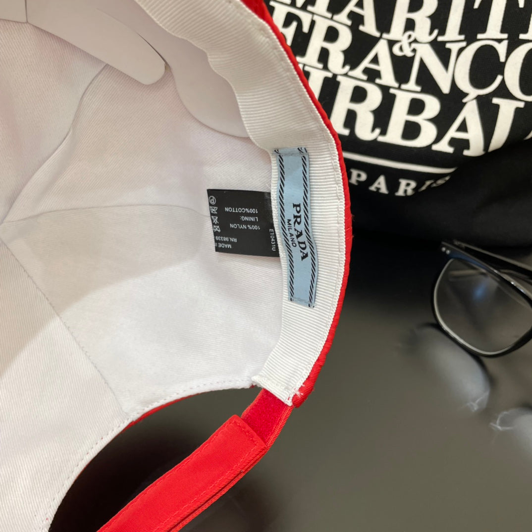 wide brimmed red duckbill cap baseball cap mens and womens mza51