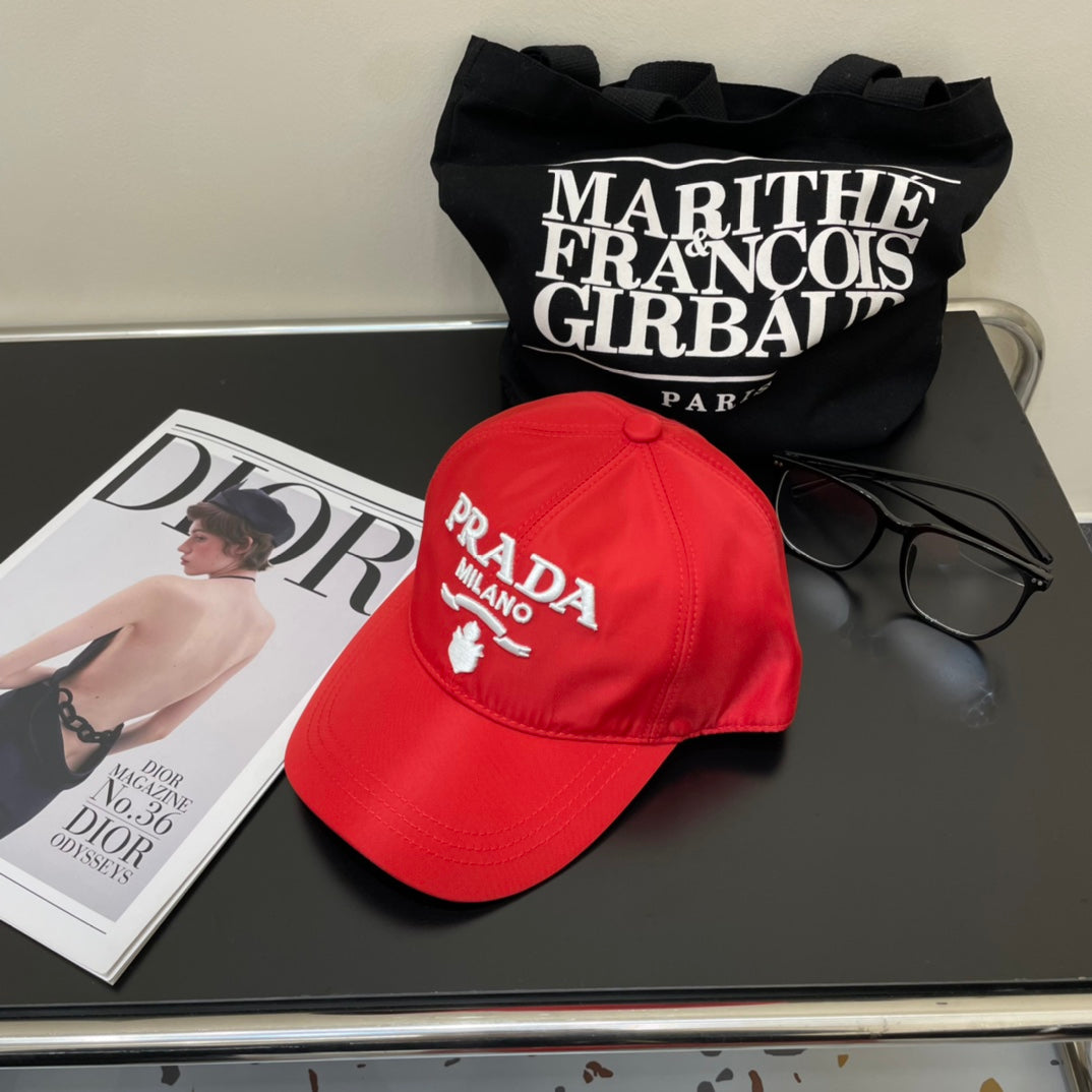 wide brimmed red duckbill cap baseball cap mens and womens mza51
