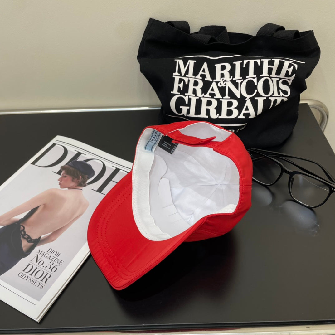 wide brimmed red duckbill cap baseball cap mens and womens mza51