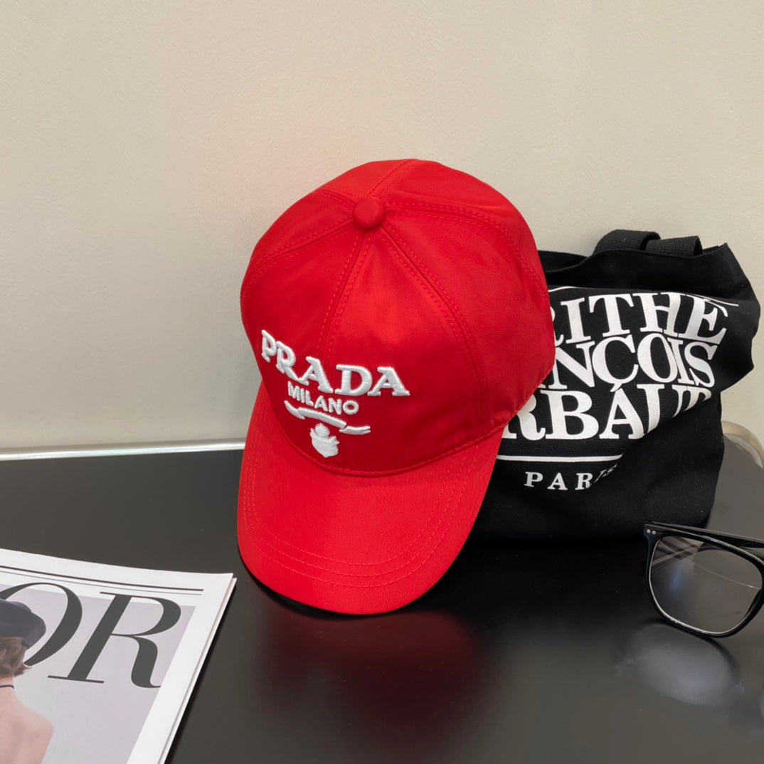 wide brimmed red duckbill cap baseball cap mens and womens mza51