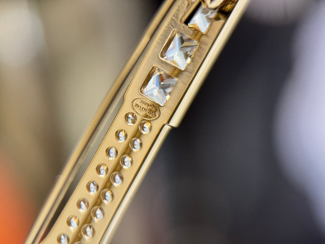 tennis racket pearl limited edition gold brooch xzc17