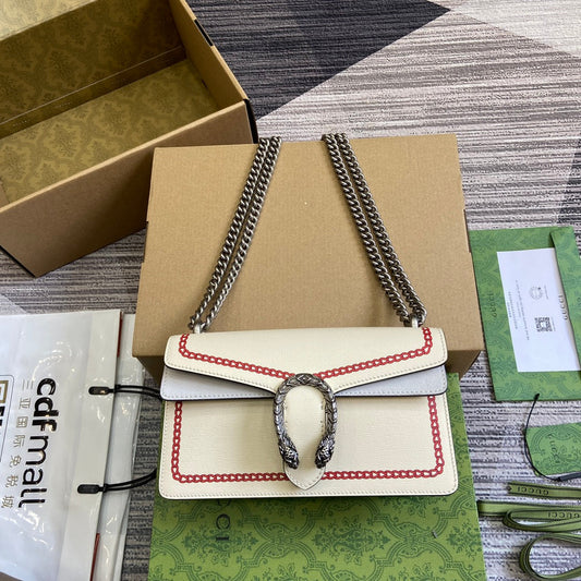 dionysus rectangular ivory white single shoulder womens bag bst01