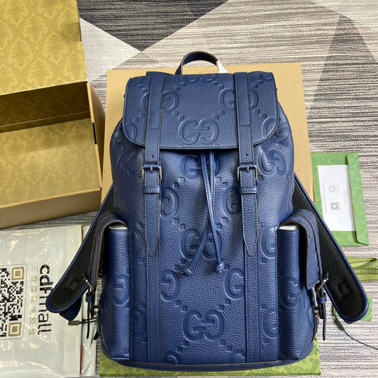 double g blue large capacity backpack 625770