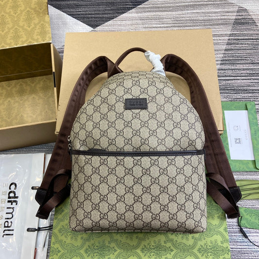 childrens shoulder bag brown back double bag 782708