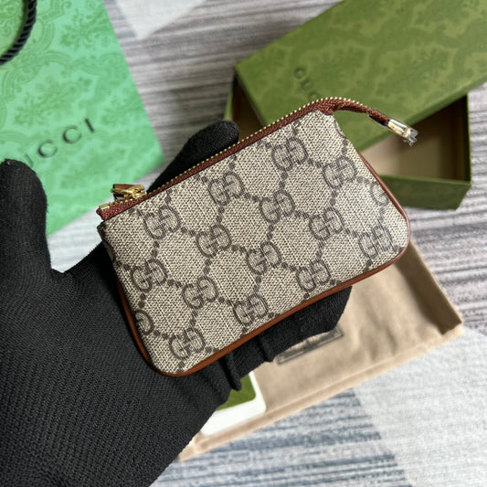 brown short 12cm wallet pocket 447964