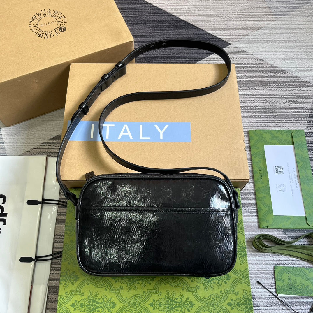 black crystal canvas mini shoulder backpack 760342