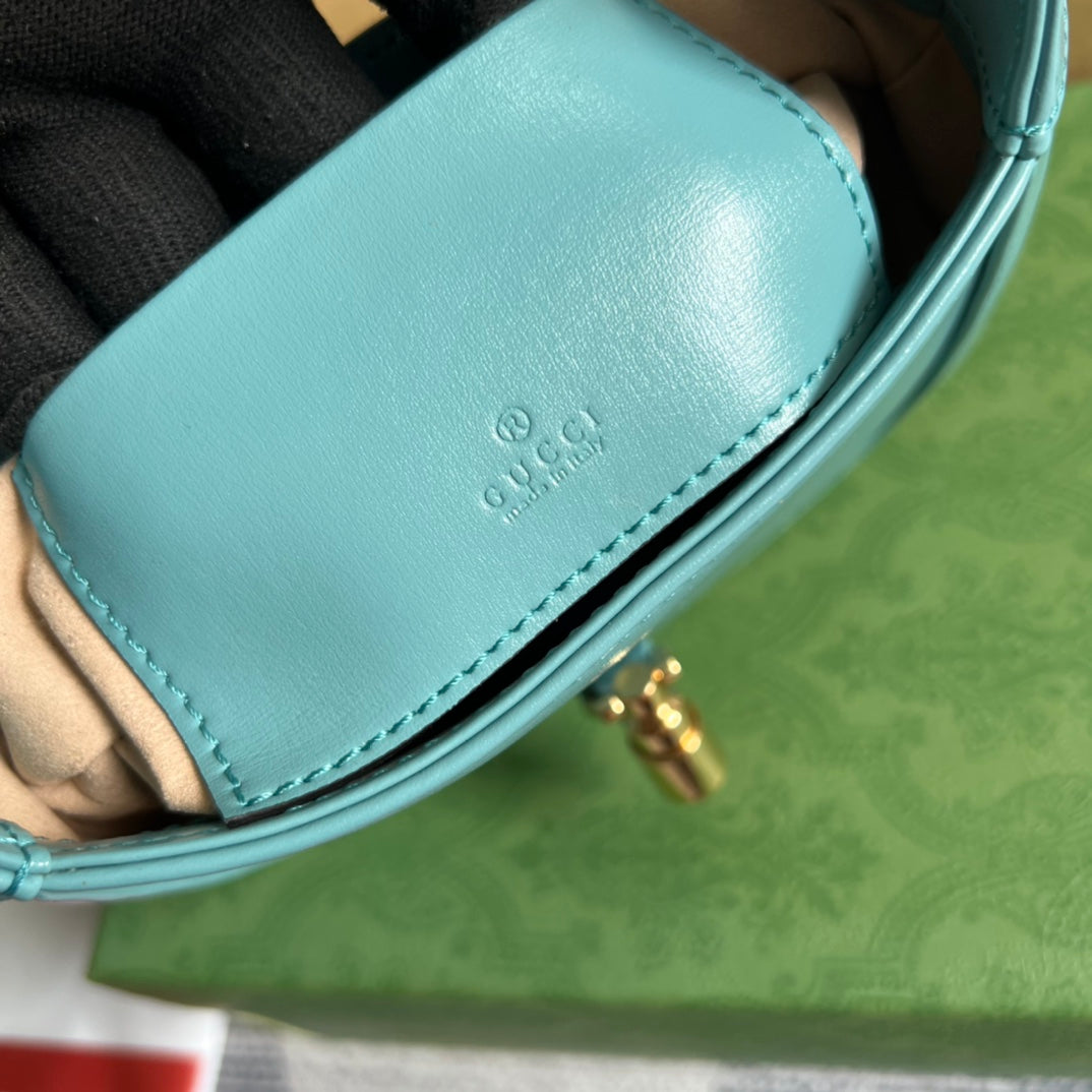 jackie 1961 mini 19cm blue cross shoulder underarm bag 637091