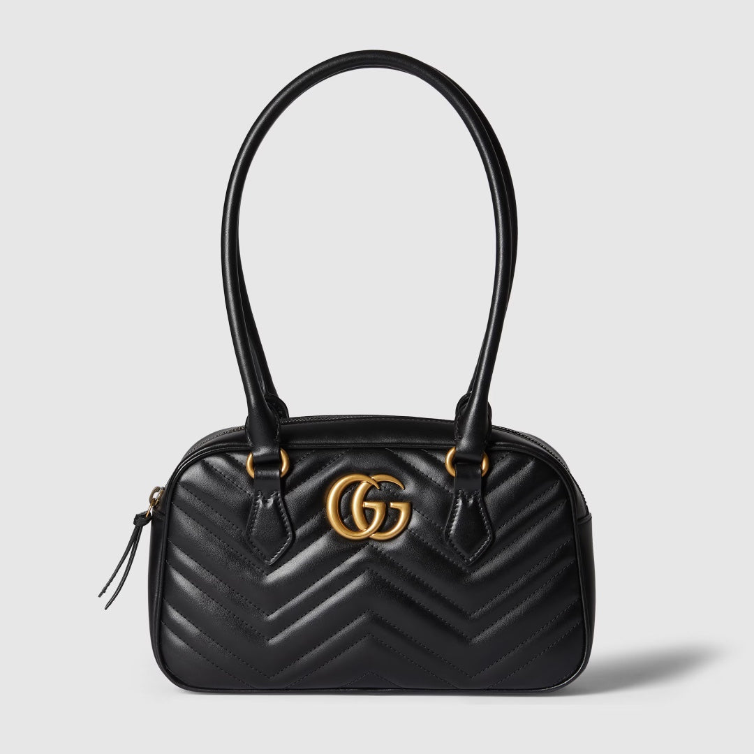 marmont single shoulder underarm crossbody black small handbag 795199