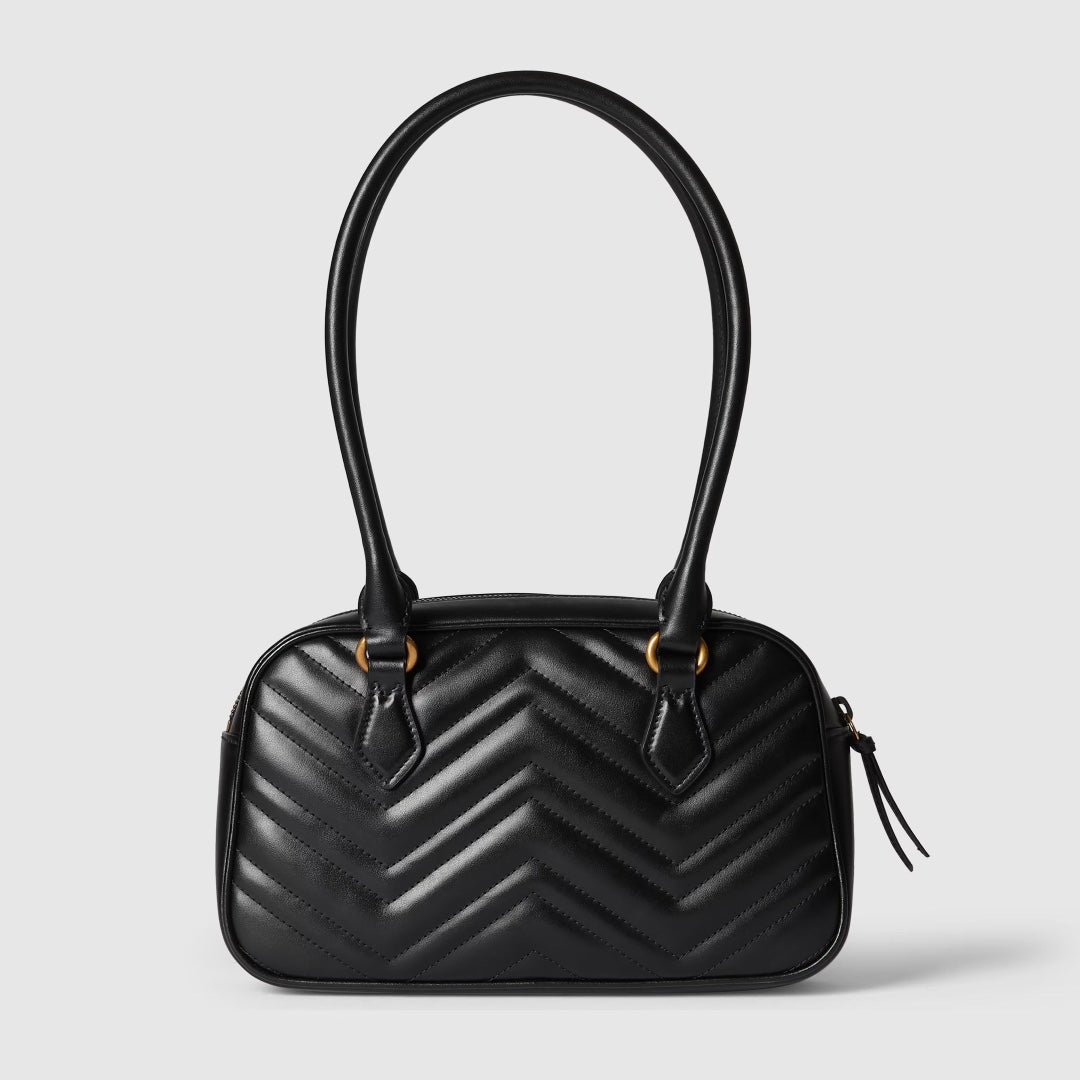 marmont single shoulder underarm crossbody black small handbag 795199