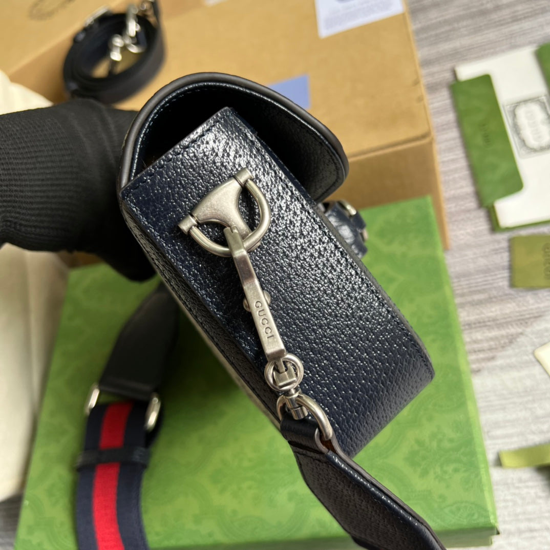 gg supreme buckle 1955 series handheld one shoulder underarm bag 658574