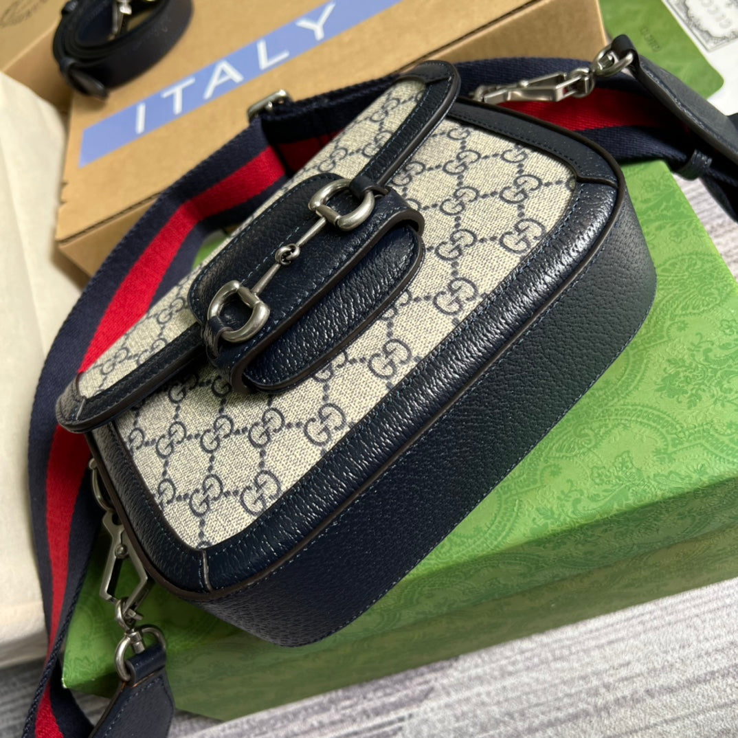 gg supreme buckle 1955 series handheld one shoulder underarm bag 658574