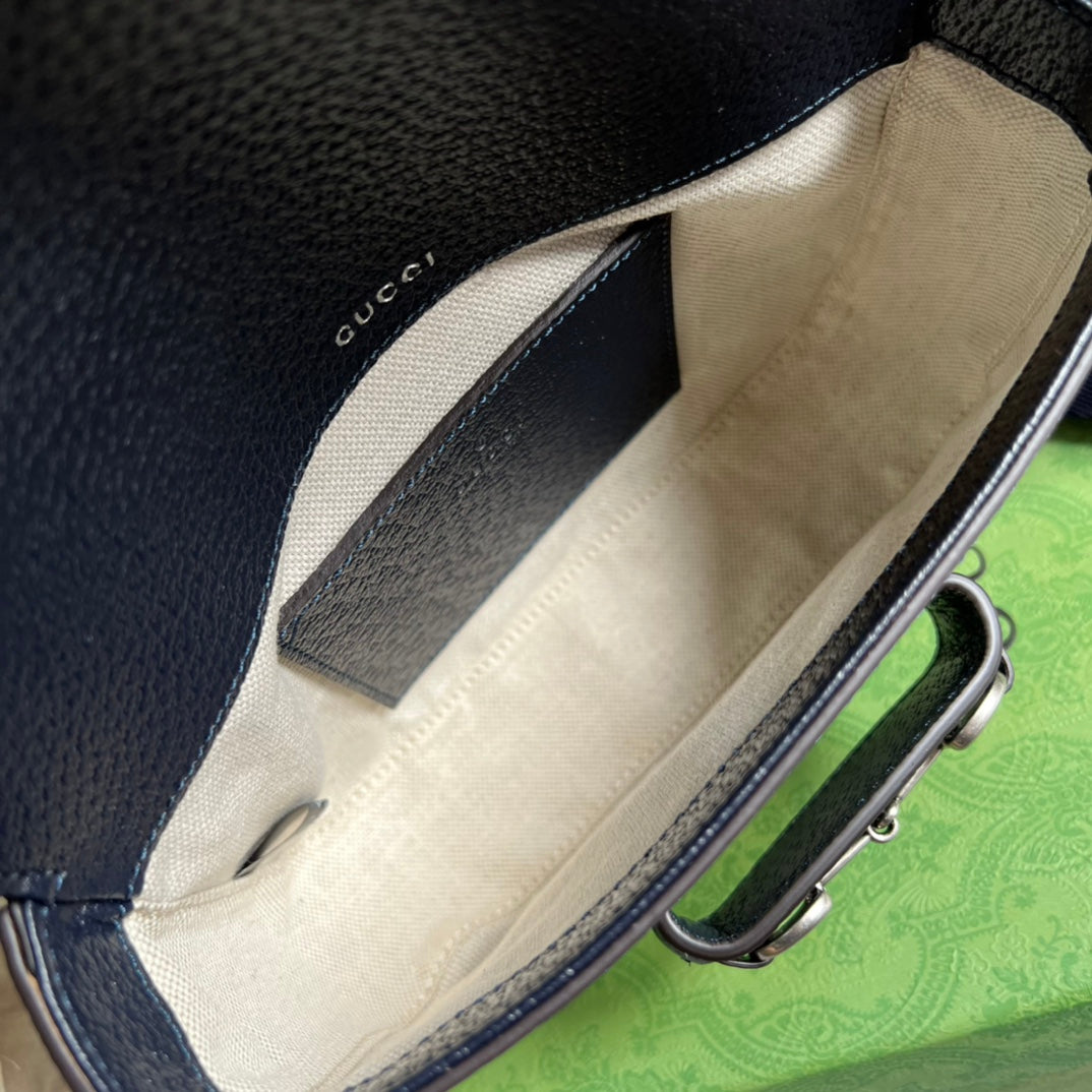 gg supreme buckle 1955 series handheld one shoulder underarm bag 658574