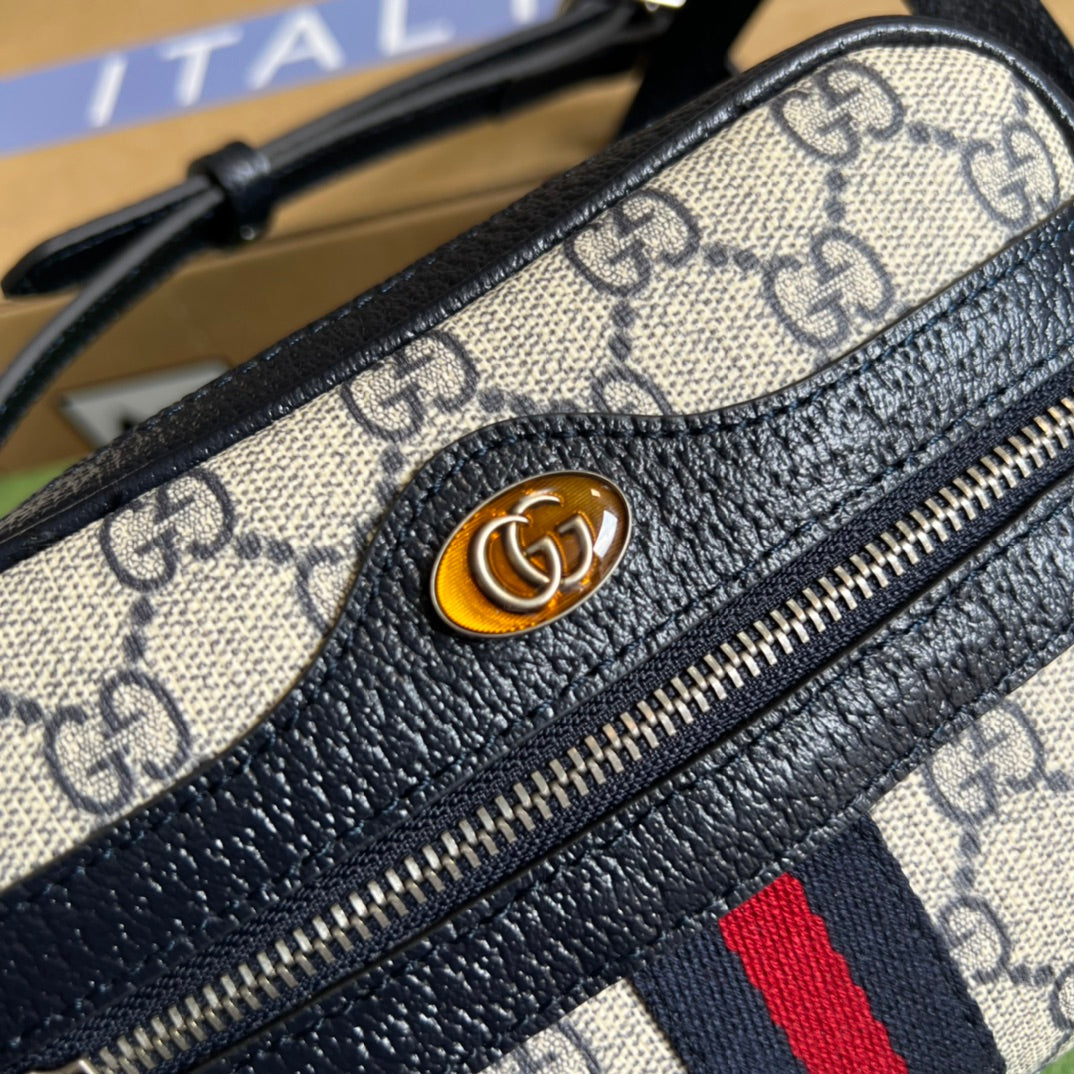 gg ophidia blue shoulder underarm bag bst98