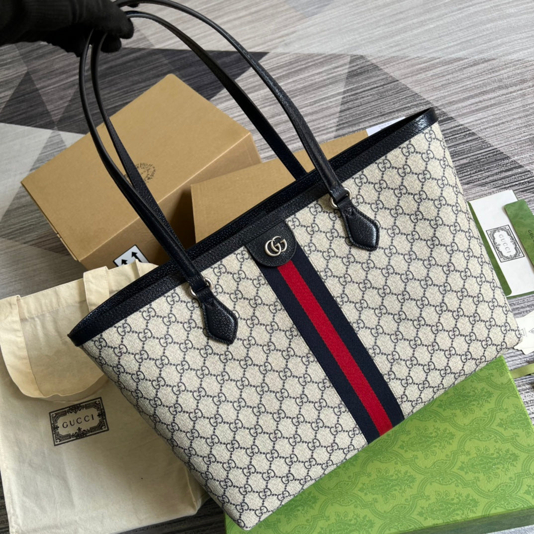 38cm blue gg underarm handbag 631685