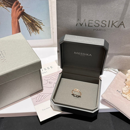 18k rose gold dynamic single diamond inlaid ring jzc27