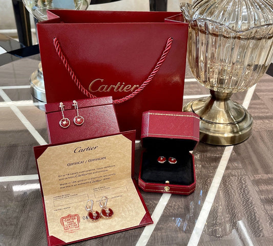 white fritillaria amulet rose gold earrings ehc111