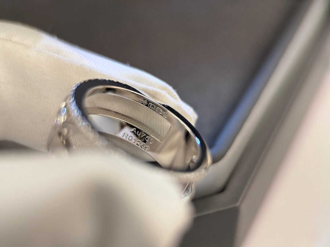 18k platinum dynamic double ring diamond ring jzc30