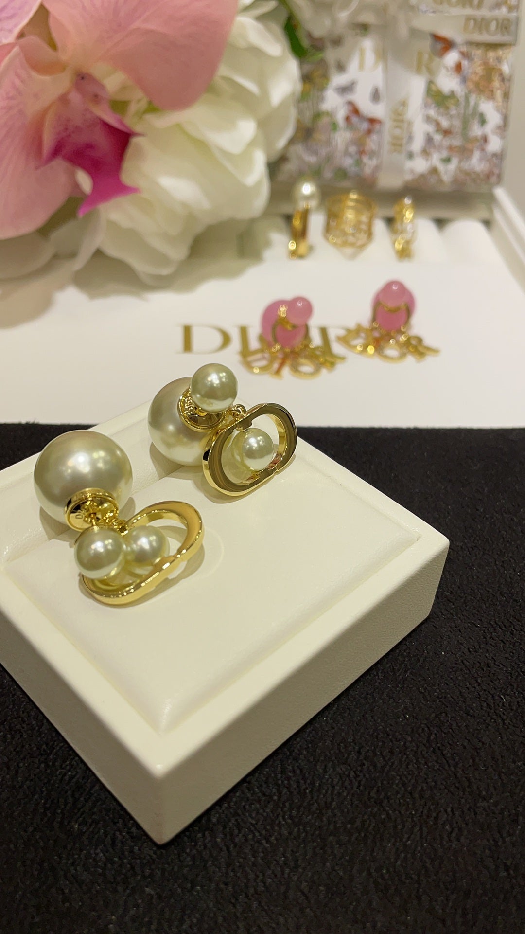 new pearl color series earrings ehc118