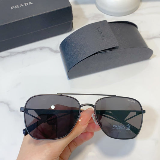 PRADA large frame large face pilot sunglasses YJB72