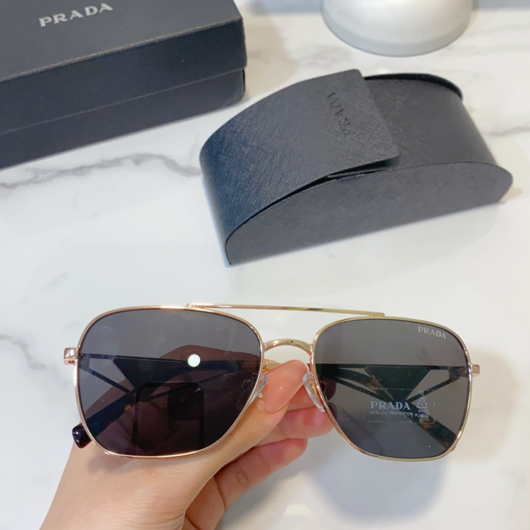 PRADA large frame large face pilot sunglasses YJB72