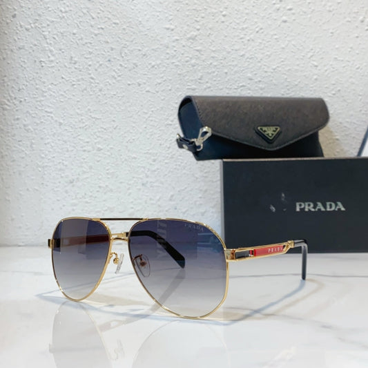 PRADA Sunglasses Pilot Toad Glass Sun Sunscreen Sunglasses YJB75