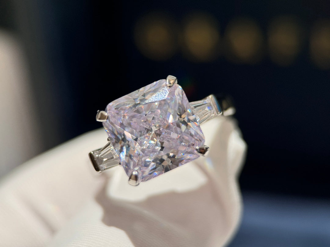 super flash small octagonal diamond ring jzc45