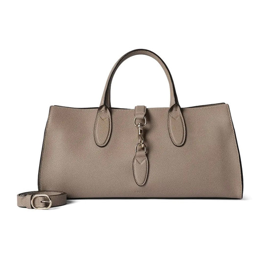 jackie series medium 40cm beige handheld one shoulder tote bag 795282