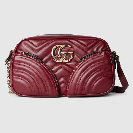 marmont 24 5cmv wine red crossbody shoulder bag 798715
